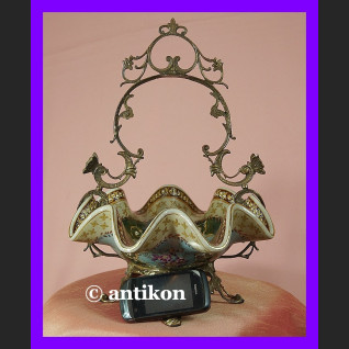 Fantastyczny porcelanowy koszyk patera na owoce Fantastyczny porcelanowy koszyk patera na owoce