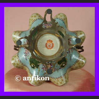 Fantastyczny porcelanowy koszyk patera na owoce Fantastyczny porcelanowy koszyk patera na owoce