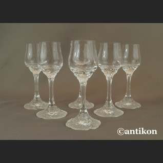 Kieliszki Rosenthal do likieru luksusowy komplet stare szkło 