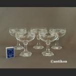 Kieliszki Rosenthal do szampana luksusowy komplet stare szkło