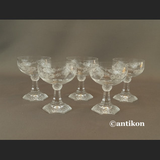 Kieliszki Rosenthal Maria komplet stare szkło