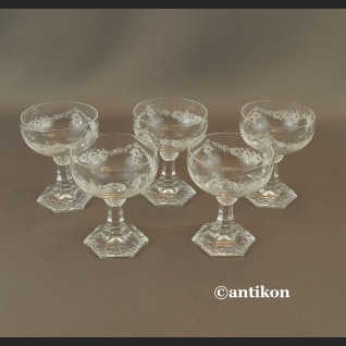 Kieliszki Rosenthal Maria komplet stare szkło