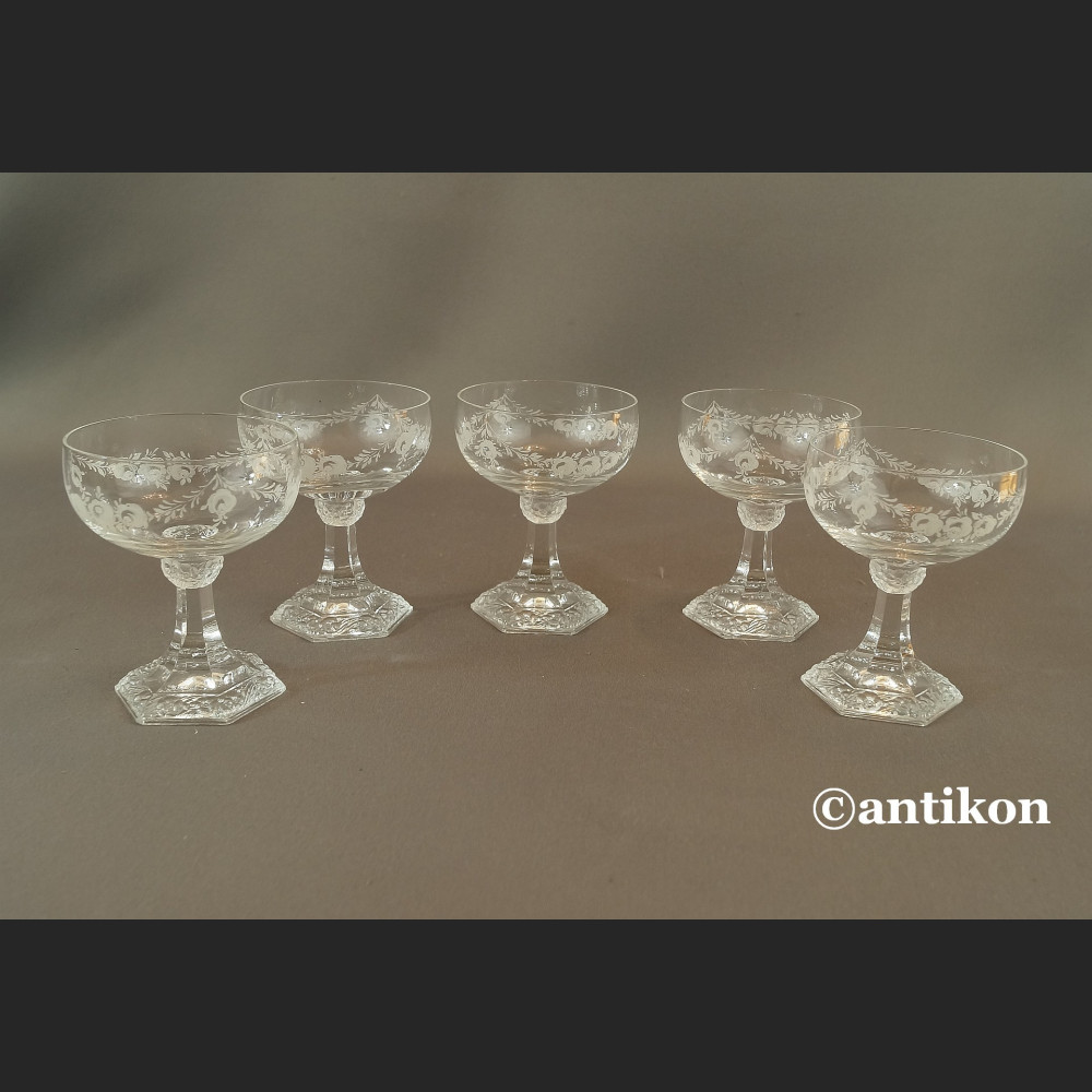 Kieliszki Rosenthal Maria komplet stare szkło