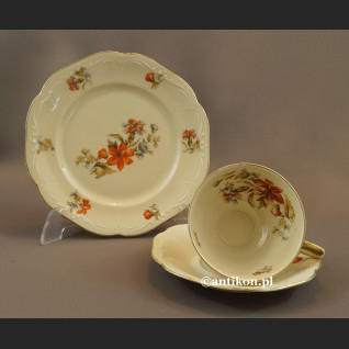 Filiżanka porcelanowa stara bawarska porcelana z kwiatami Filiżanka porcelanowa stara bawarska porcelana z kwiatami
