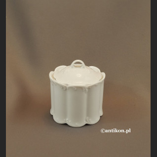 Cukierniczka Rosenthal biała z reliefem 