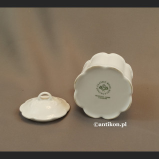 Cukierniczka Rosenthal biała z reliefem Cukierniczka Rosenthal biała z reliefem