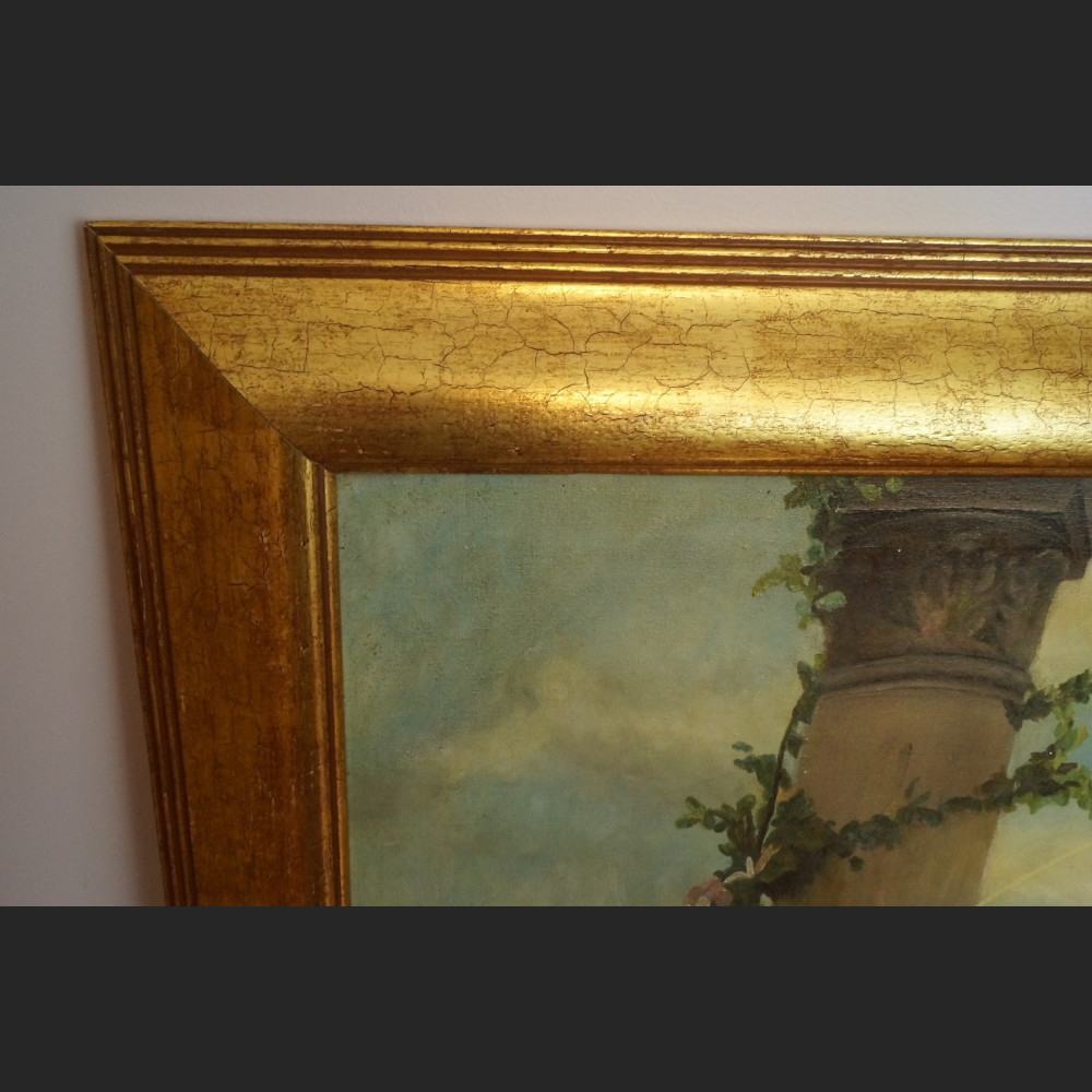 Madonna z dzieciątkiem stary obraz religijny 