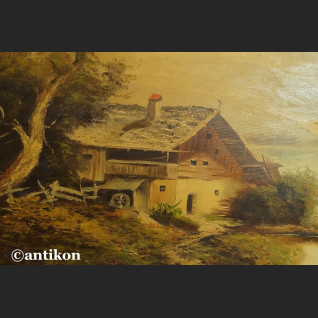 Pejzaż do salonu  widok na jezioro i góry 