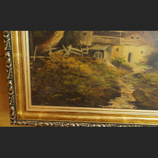 Pejzaż do salonu  widok na jezioro i góry 