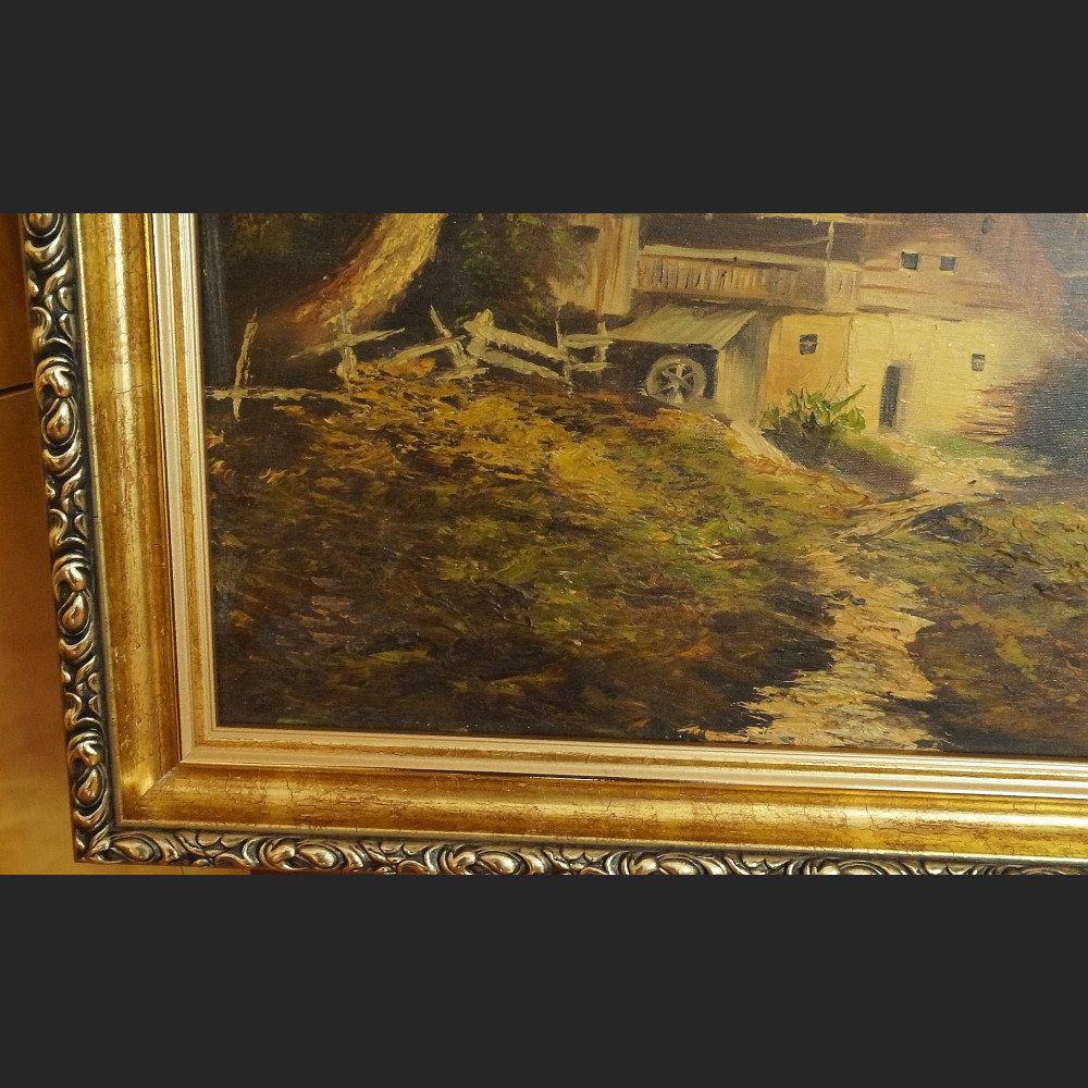 Pejzaż do salonu  widok na jezioro i góry 