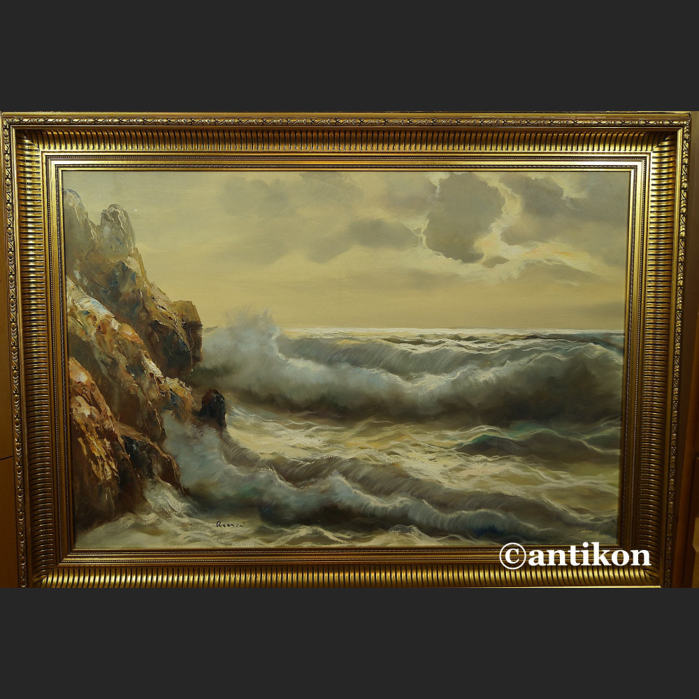 Obraz morze olejny na płótnie marynistyka 