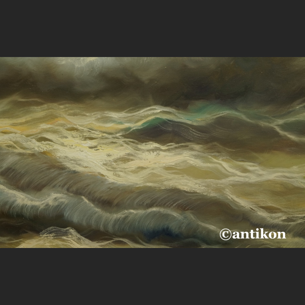 Obraz morze olejny na płótnie marynistyka 