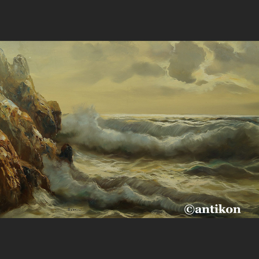 Obraz morze olejny na płótnie marynistyka 