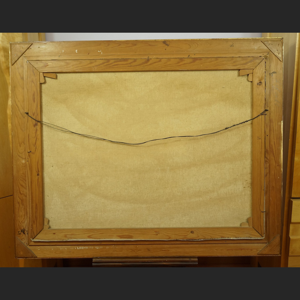 Pejzaż brzeg jeziora duży do salonu 