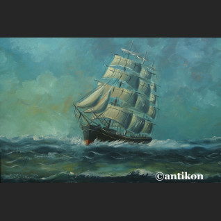 Żaglowiec na morzu wielki obraz do salonu  Żaglowiec na morzu wielki obraz do salonu