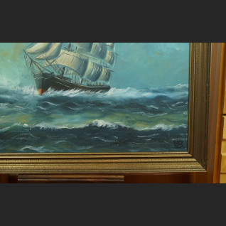 Żaglowiec na morzu wielki obraz do salonu  Żaglowiec na morzu wielki obraz do salonu