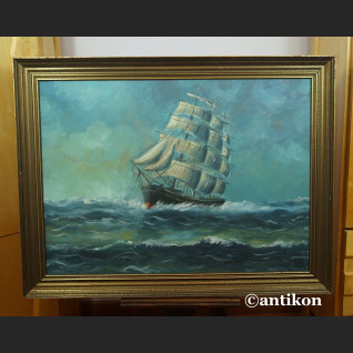 Żaglowiec na morzu wielki obraz do salonu 