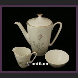 Art deco porcelanowy komplet stołowy ręcznie malowana zastawa Art deco porcelanowy komplet stołowy ręcznie malowana zastawa