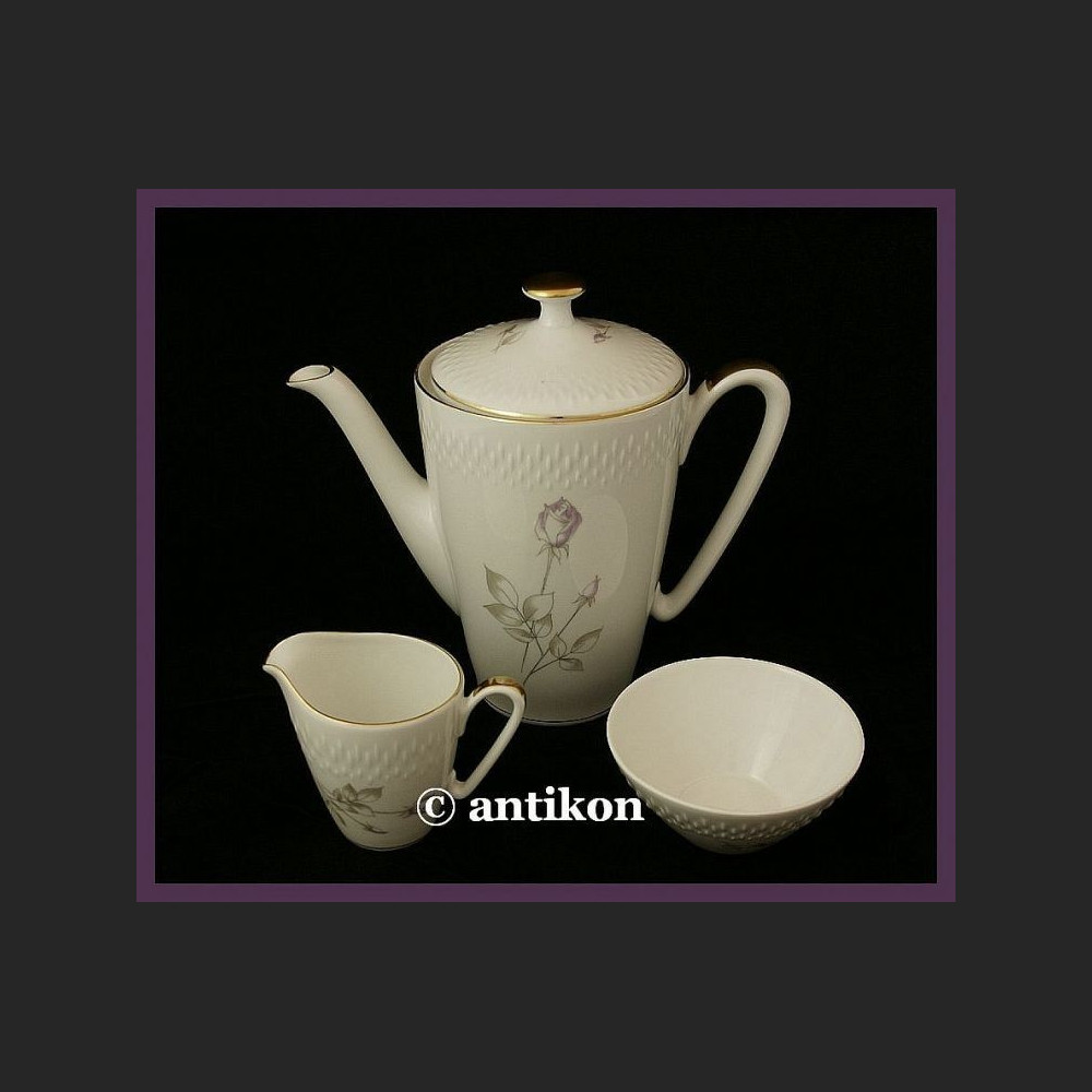 Art deco porcelanowy komplet stołowy ręcznie malowana zastawa Art deco porcelanowy komplet stołowy ręcznie malowana zastawa