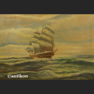 Malarstwo marynistyczne żaglowiec olej na płótnie Malarstwo marynistyczne żaglowiec olej na płótnie