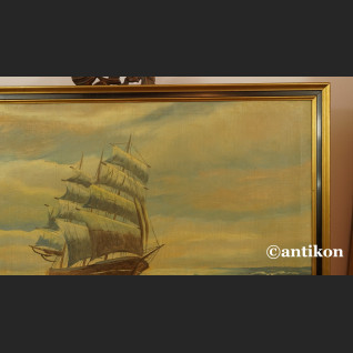 Malarstwo marynistyczne żaglowiec olej na płótnie Malarstwo marynistyczne żaglowiec olej na płótnie