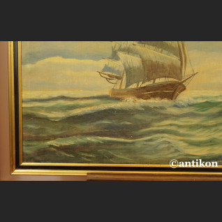 Malarstwo marynistyczne żaglowiec olej na płótnie Malarstwo marynistyczne żaglowiec olej na płótnie