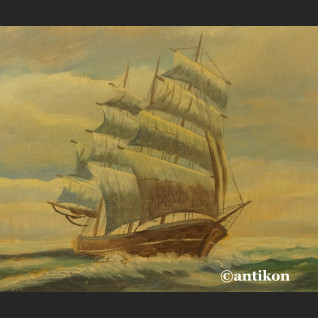 Malarstwo marynistyczne żaglowiec olej na płótnie Malarstwo marynistyczne żaglowiec olej na płótnie