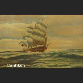 Malarstwo marynistyczne żaglowiec olej na płótnie Malarstwo marynistyczne żaglowiec olej na płótnie