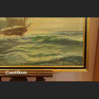 Malarstwo marynistyczne żaglowiec olej na płótnie Malarstwo marynistyczne żaglowiec olej na płótnie