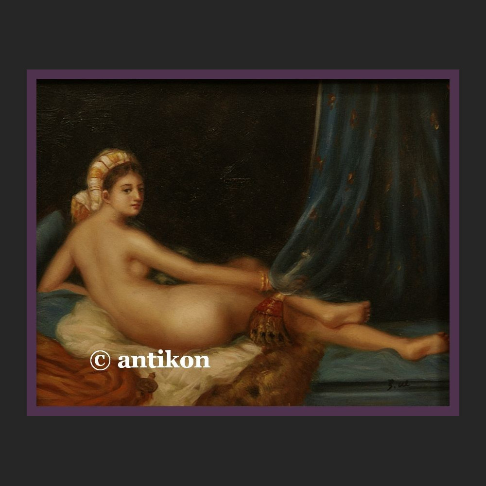 Odaliska wg Ingres obraz w pięknej ramie 