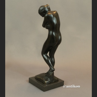 Rzeźba Rodin Ewa posąg z brązu 