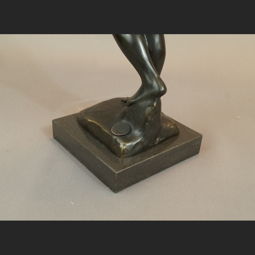 Rzeźba Rodin Ewa posąg z brązu 