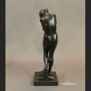 Rzeźba Rodin Ewa posąg z brązu 