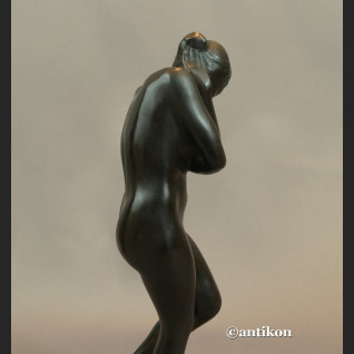 Rzeźba Rodin Ewa posąg z brązu 