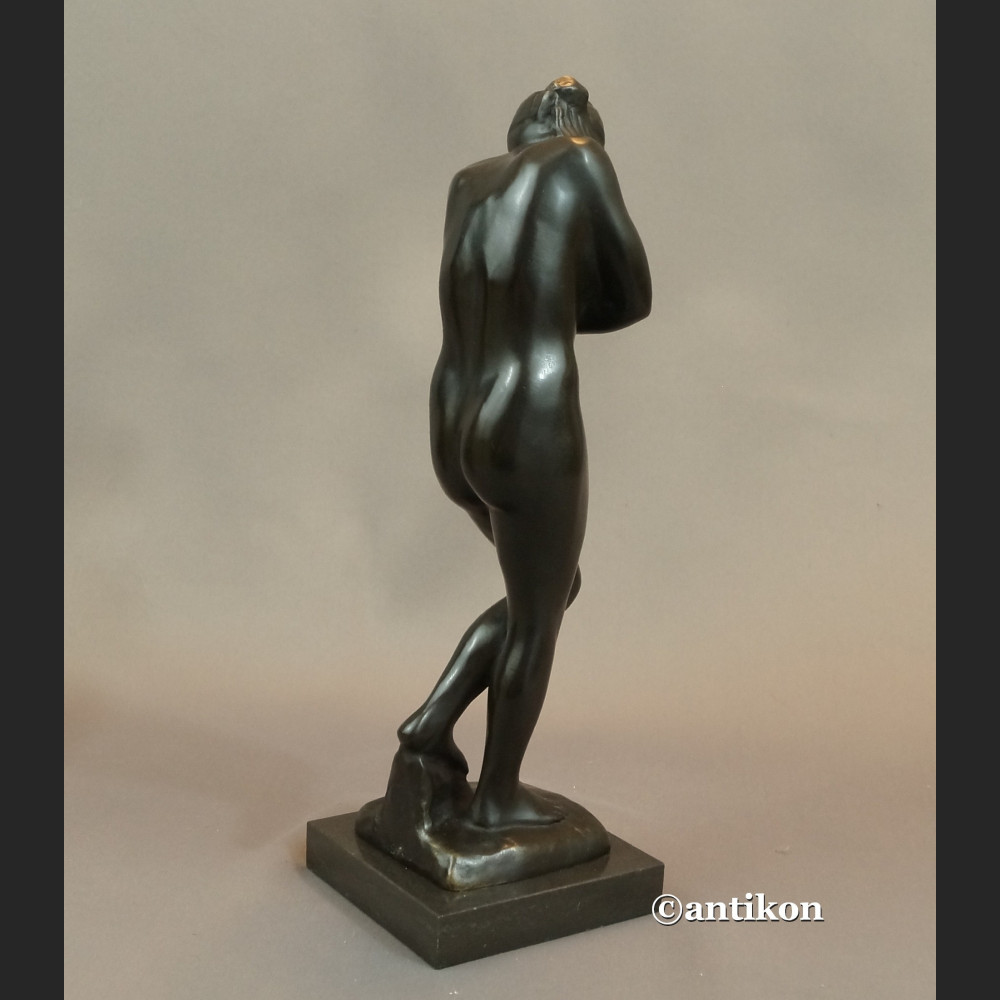 Rzeźba Rodin Ewa posąg z brązu 