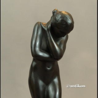 Rzeźba Rodin Ewa posąg z brązu 