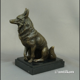 Lis rzeźba z brązu prezent dla myśliwego Lis rzeźba z brązu prezent dla myśliwego