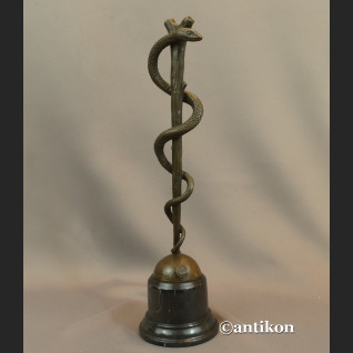 Laska Eskulapa z prawdziwego brązu prezent dla lekarza  Laska Eskulapa z prawdziwego brązu prezent dla lekarza