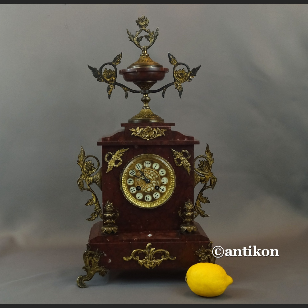 Stary zegar francuski Mougin XIX w antyki Stary zegar francuski Mougin XIX w antyki