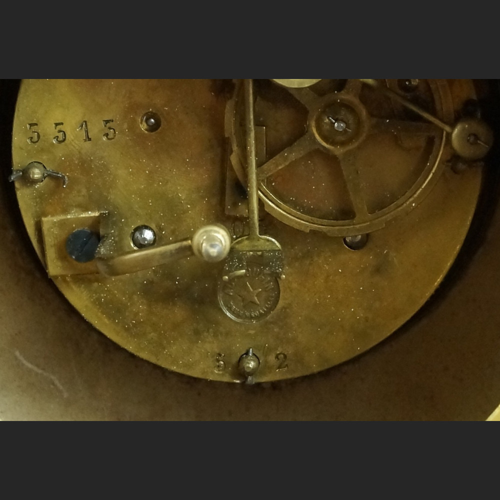 Stary zegar francuski Mougin XIX w antyki Stary zegar francuski Mougin XIX w antyki