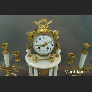 Zegar francuski kominkowy antyki  Zegar francuski kominkowy antyki