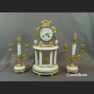 Zegar francuski kominkowy antyki  Zegar francuski kominkowy antyki