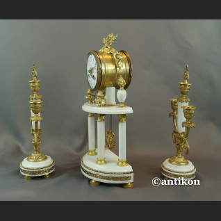 Zegar francuski kominkowy antyki  Zegar francuski kominkowy antyki