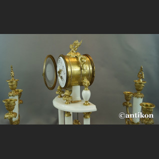 Zegar francuski kominkowy antyki  Zegar francuski kominkowy antyki