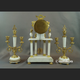 Zegar francuski kominkowy antyki  Zegar francuski kominkowy antyki