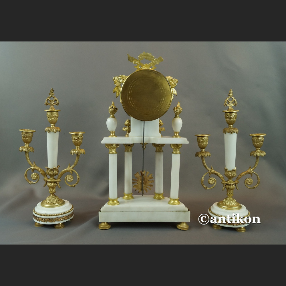 Zegar francuski kominkowy antyki  Zegar francuski kominkowy antyki