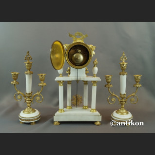 Zegar francuski kominkowy antyki  Zegar francuski kominkowy antyki