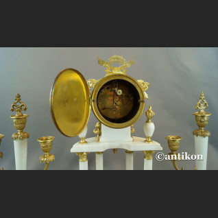 Zegar francuski kominkowy antyki  Zegar francuski kominkowy antyki