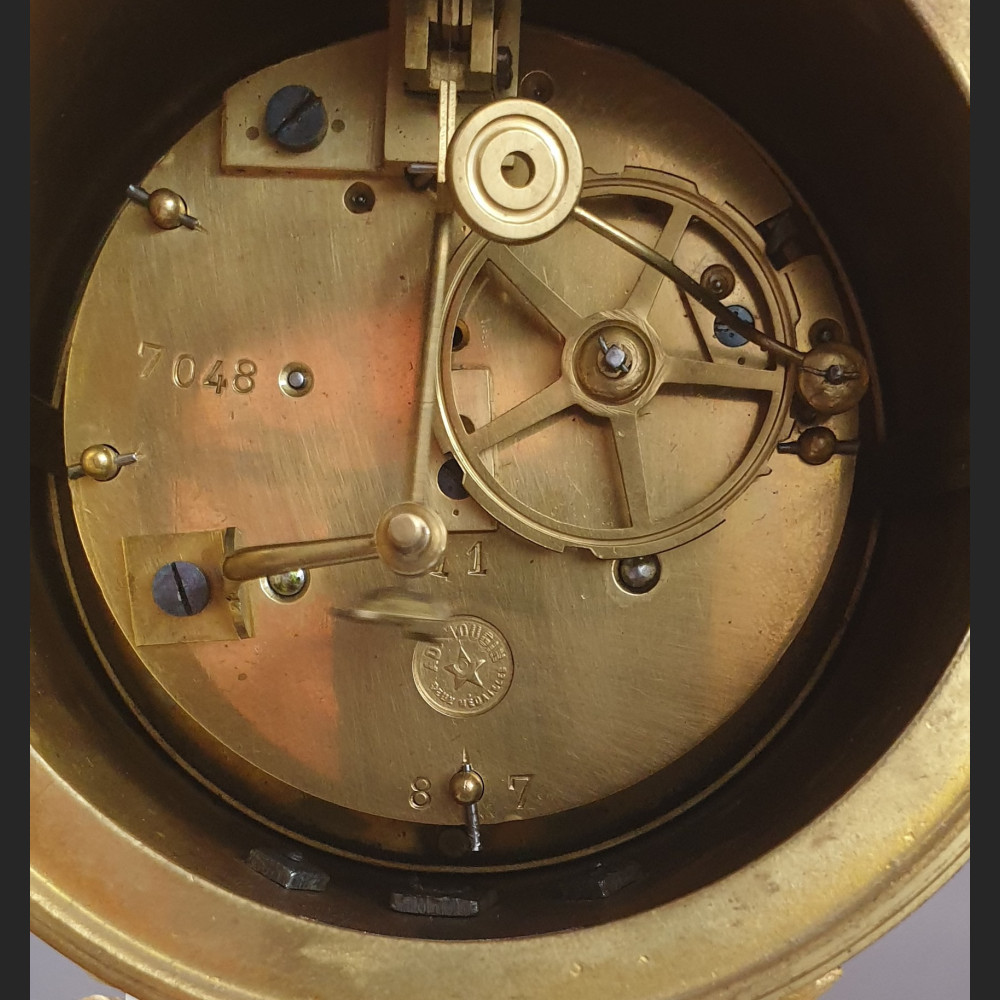 Zegar francuski kominkowy antyki  Zegar francuski kominkowy antyki