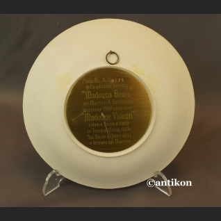 Relief  alabastrowy z Włoch Madonna Beata 